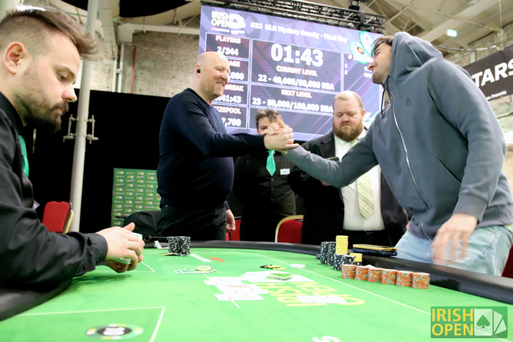 Kenny Broad Out in 2nd (€20,760 in the Regular Payouts) Irish Poker Open