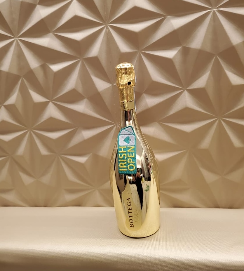 Irish Open branded bubbly at Queens of Tallinn