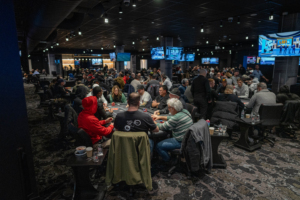 Live super sats at Playground in Montreal for this year’s Irish Open!