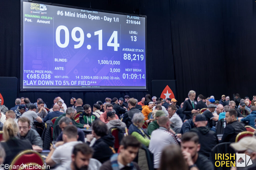 Countdown to the Mini Irish Open – the largest low buy-in tourney in Europe!
