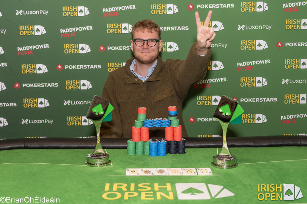 Javier Francort is the Irish Open PLO 4/5/6 Champion
