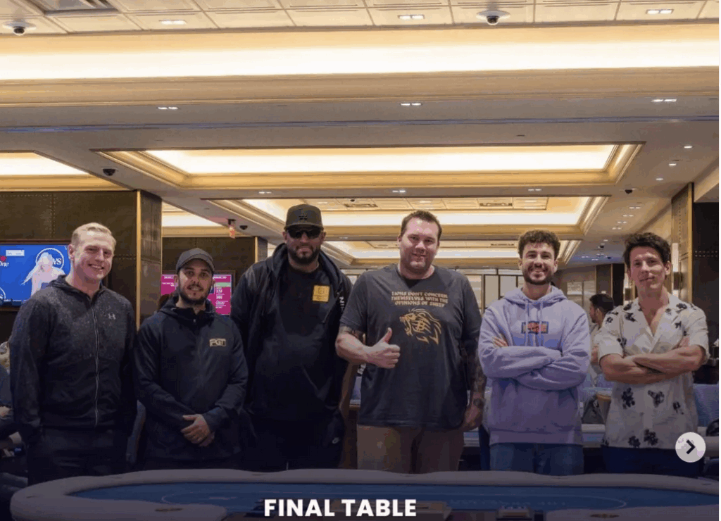 Good luck Jamie Flynn – living the dream on WPT Venetian final table
