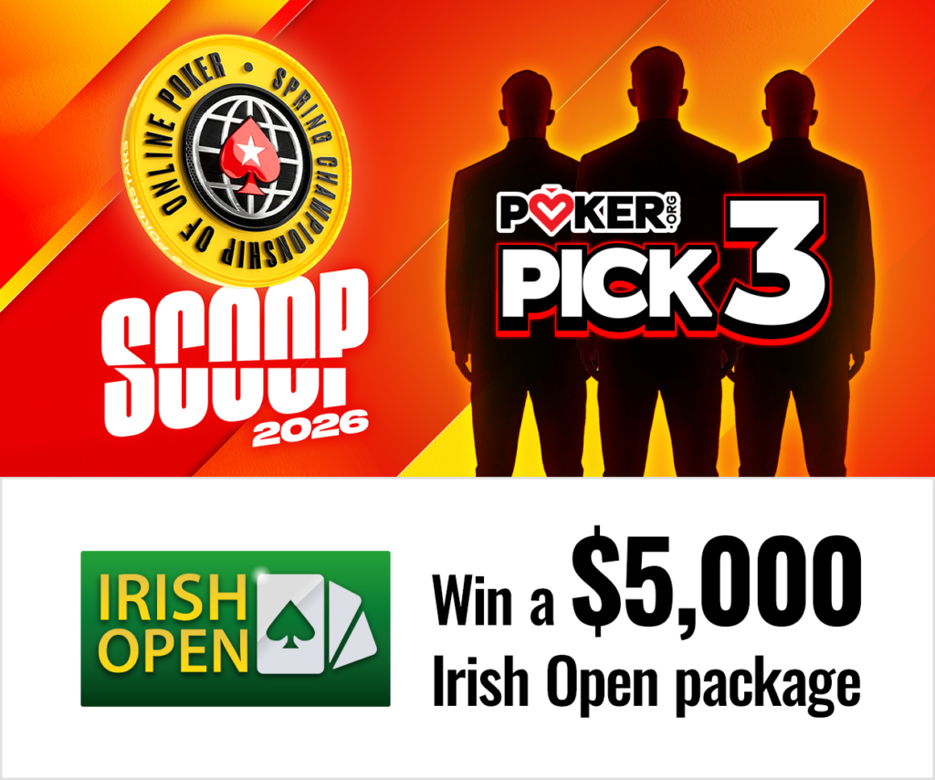 Win a $5K Irish Open package with PokerOrg and PokerStars!