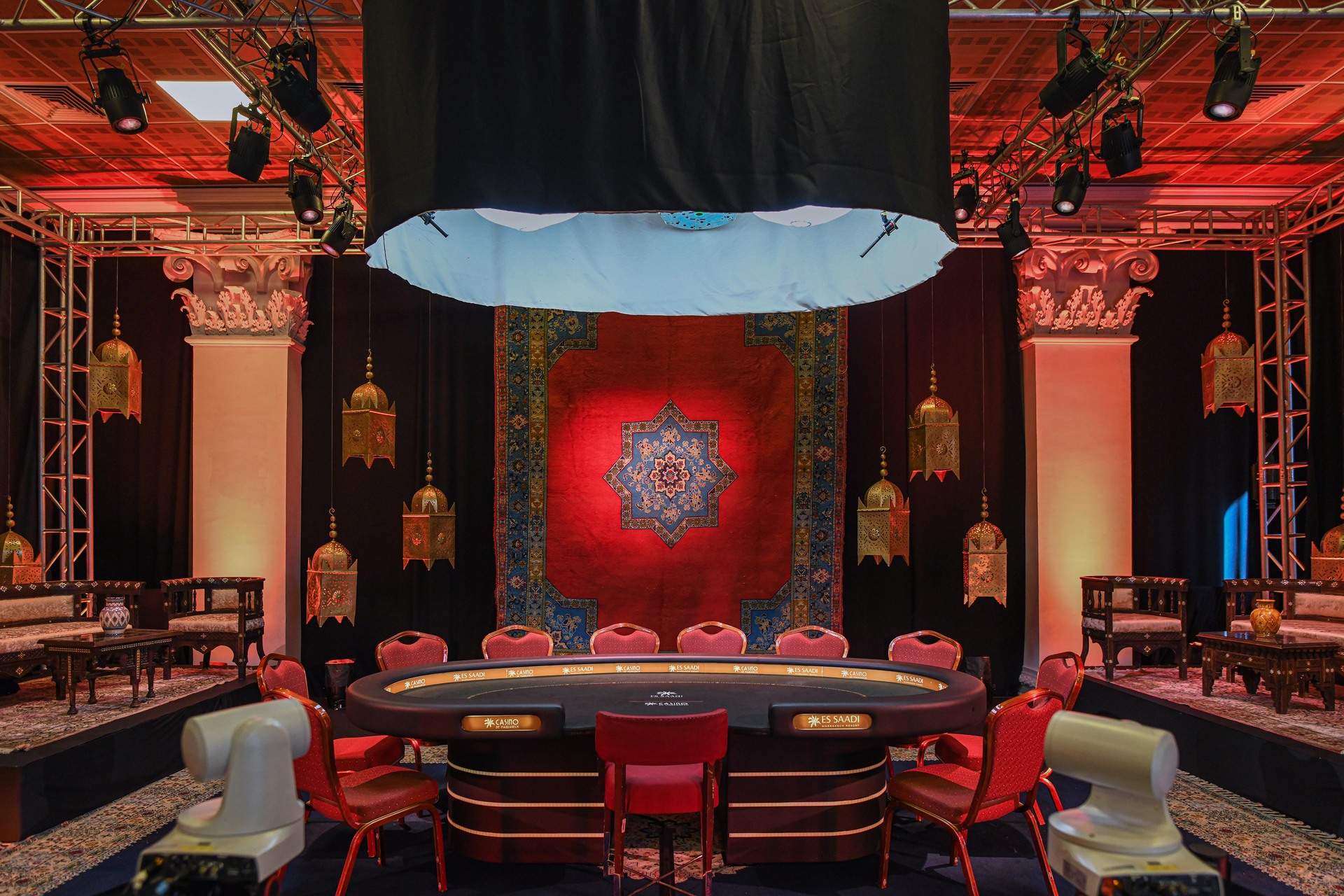 final table setting of Casino de Marrakech