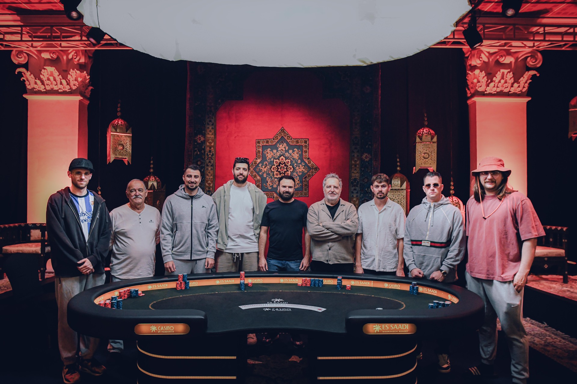 Final table at Casino de Marrakech